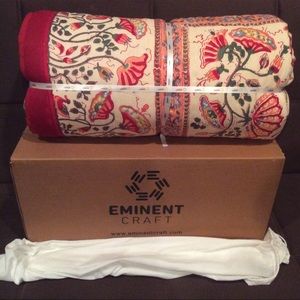 Eminent Craft organic blanket bedspread Twin NEW